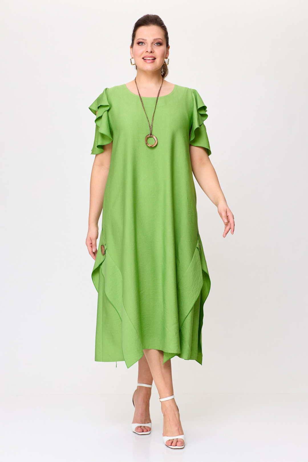 Платье Кокетка и К 1143 зеленый