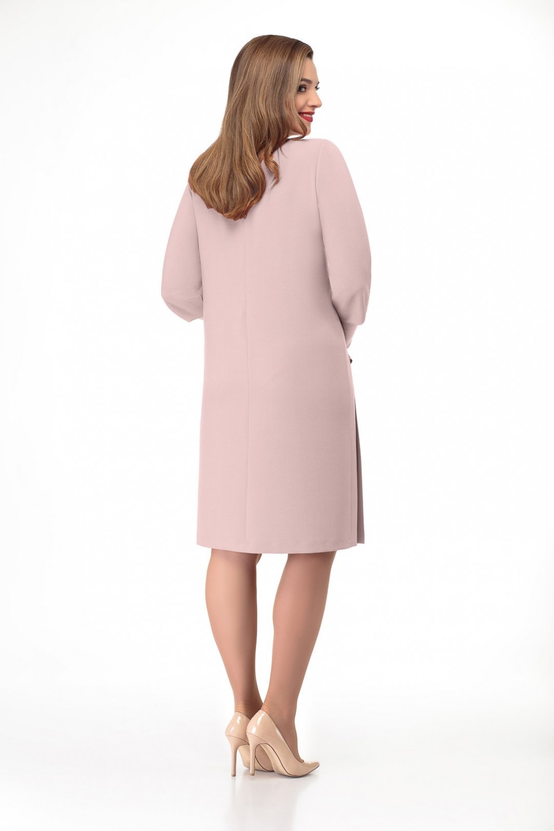 Платье Кокетка и К 756-1 бледно-розовый