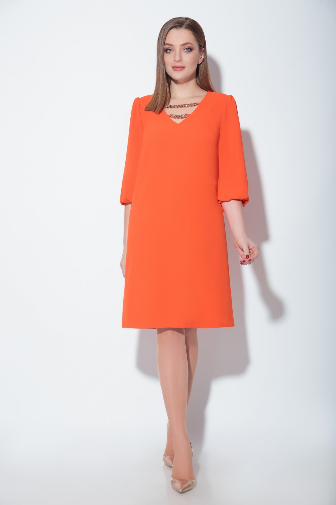 Платье Кокетка и К 825 оранжевый