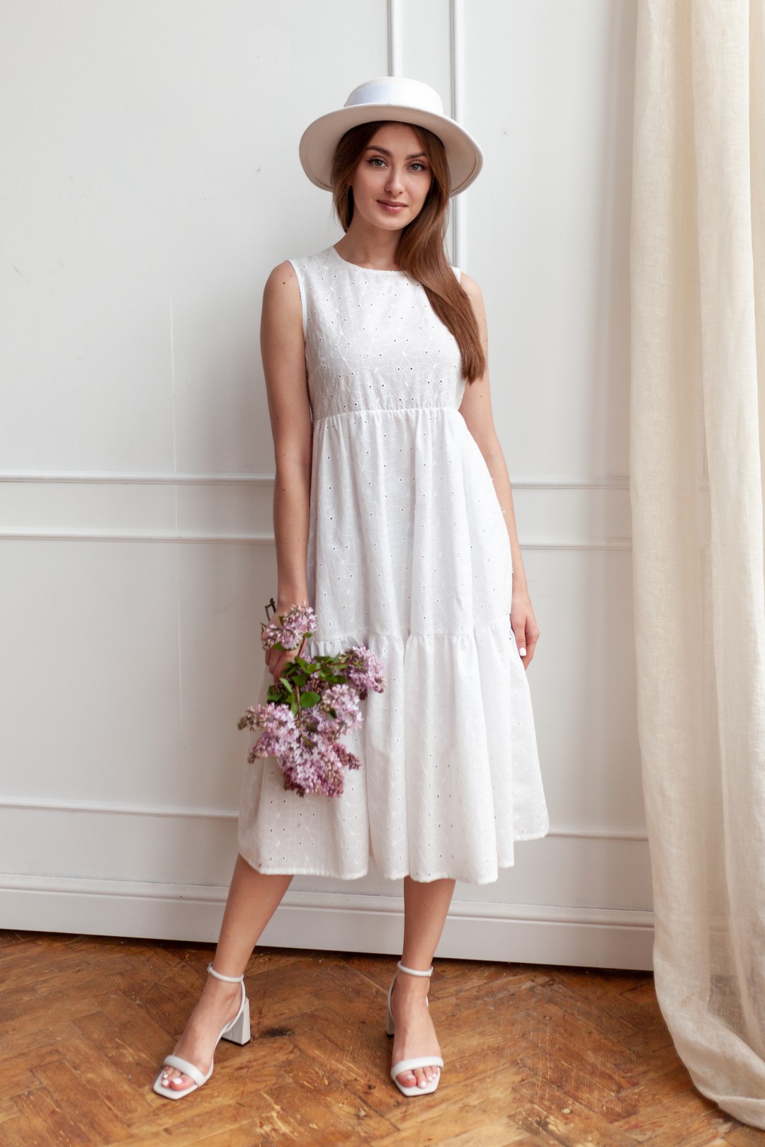 Платье KRASA 116-21 белый