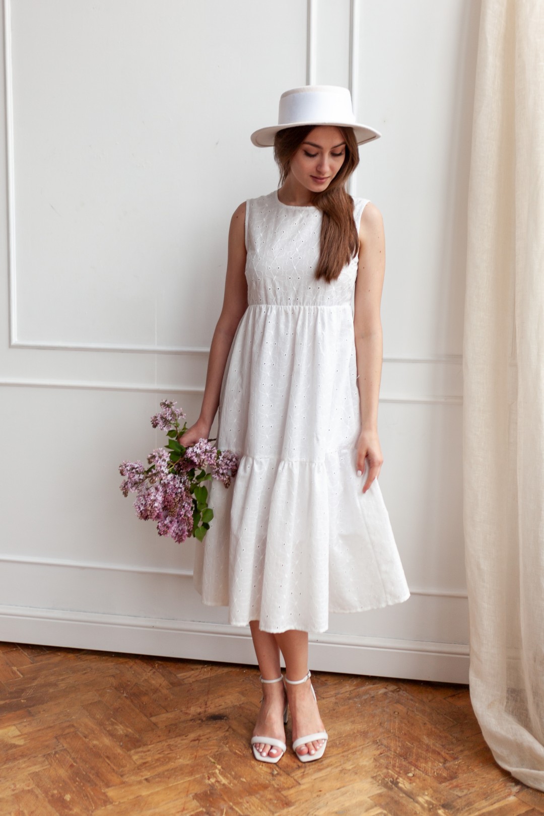 Платье KRASA 116-21 белый
