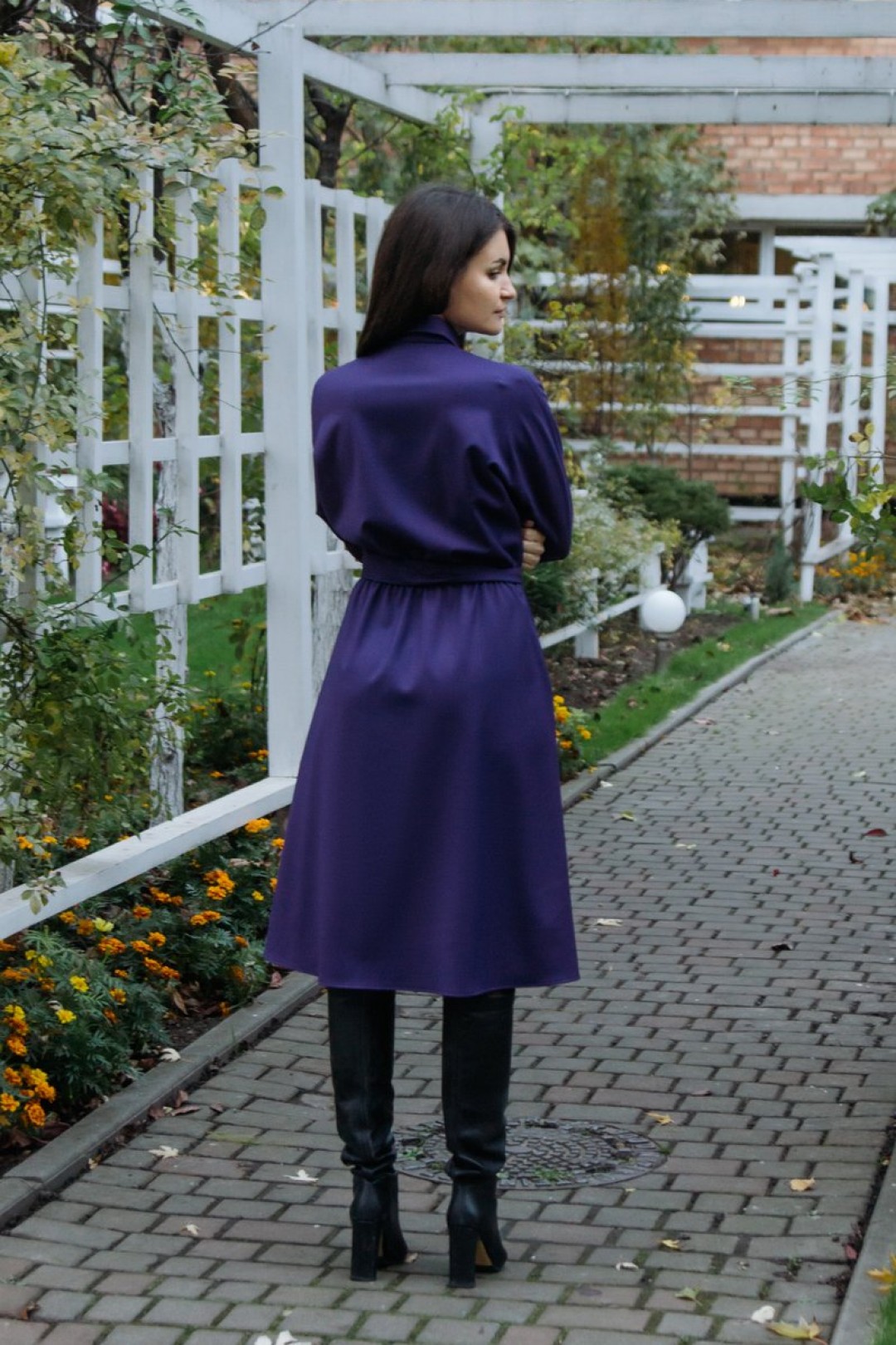 Платье KRASA 154-20 фиолетовый