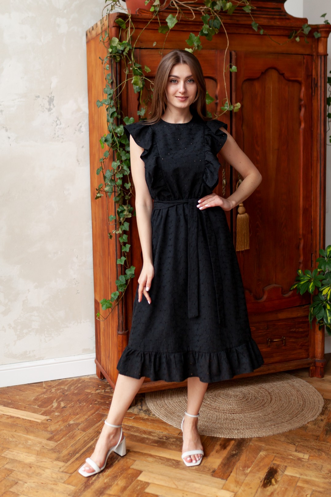 Платье KRASA 208-21 черный