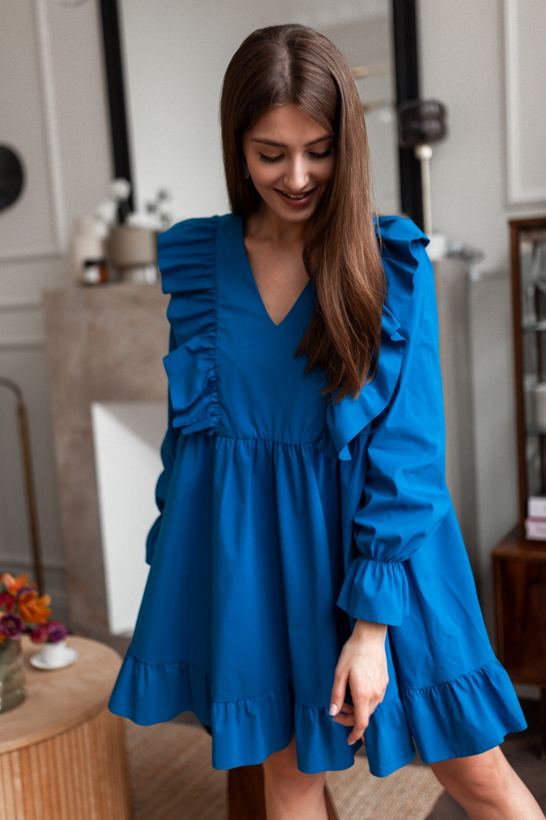 Платье KRASA 230-20 ярко-синий