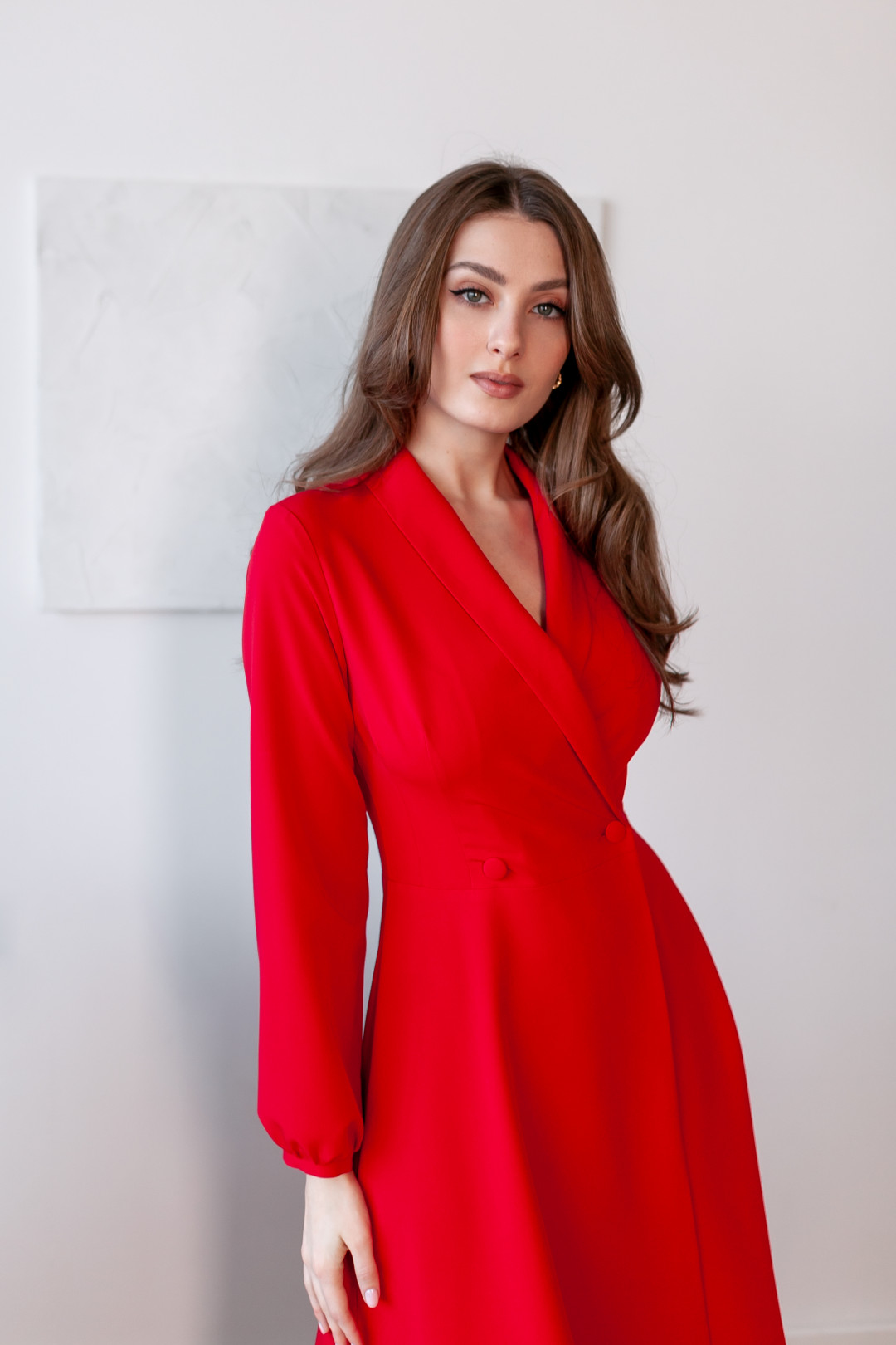 Платье KRASA 291-21 красный