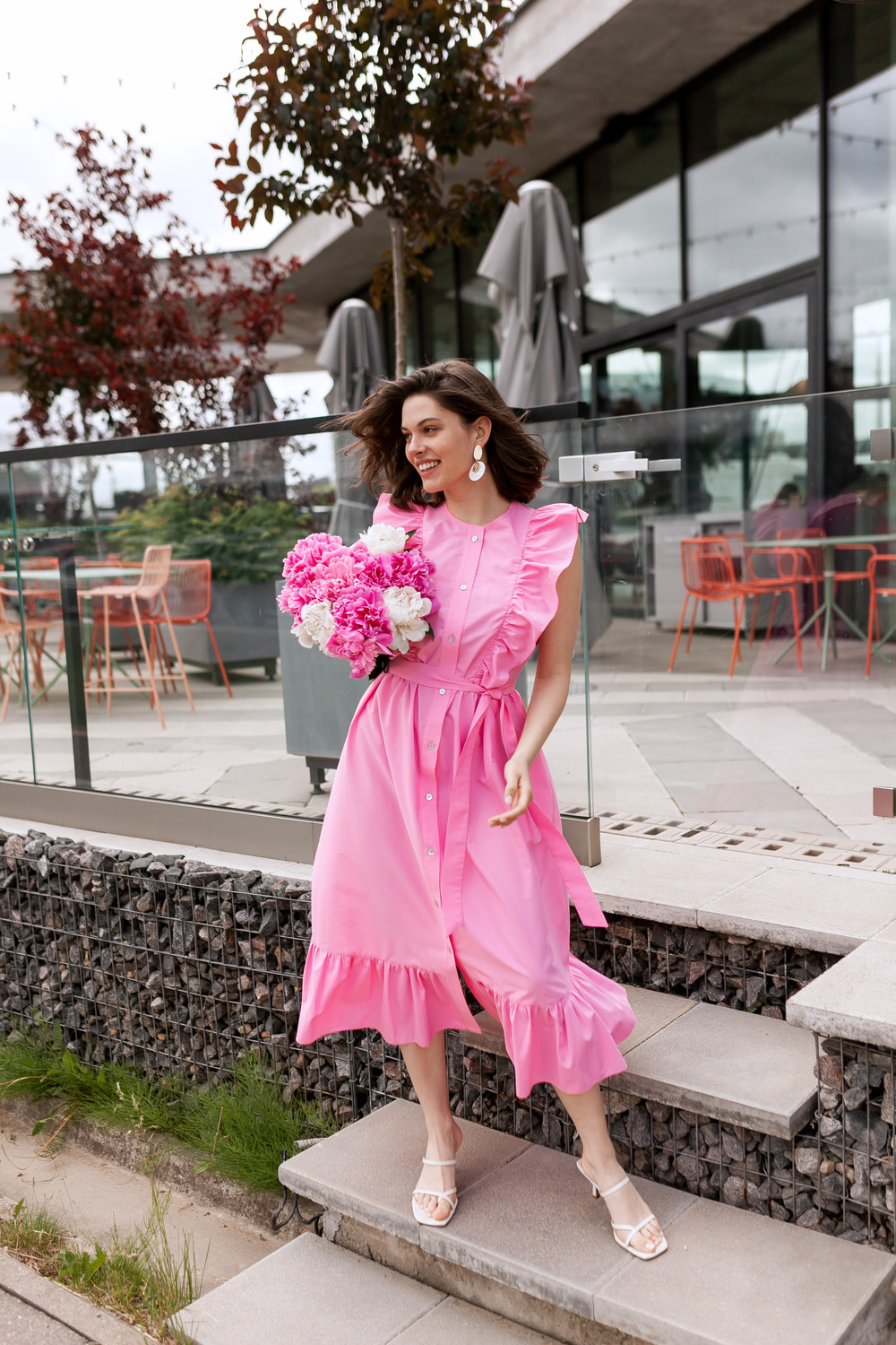 Платье KRASA М270-22 розовый