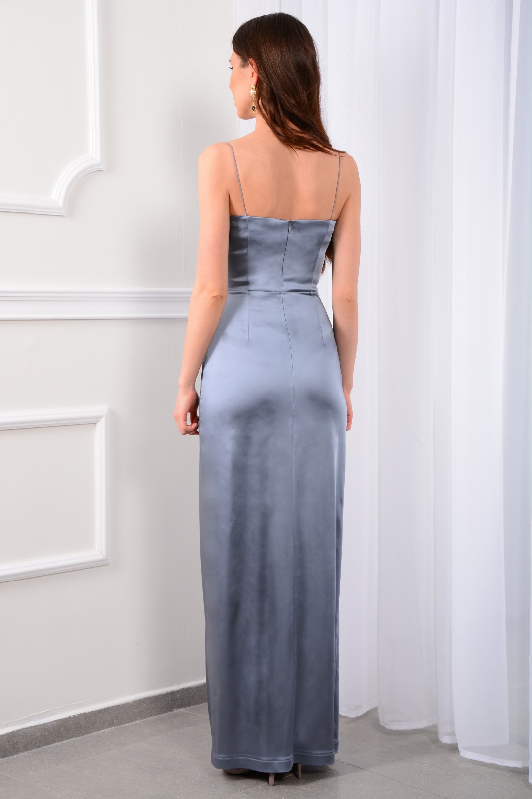 Платье Лаборатория Моды AT 022 s серый