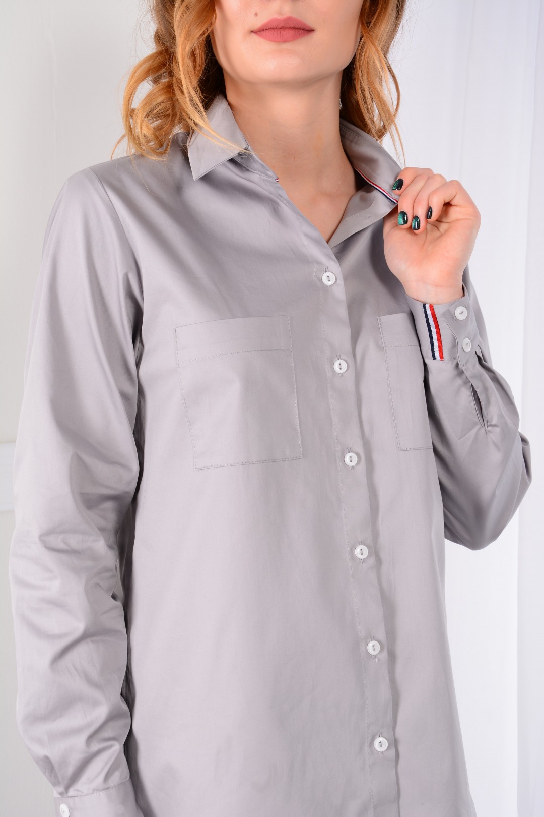 Рубашка Лаборатория Моды G233 серый
