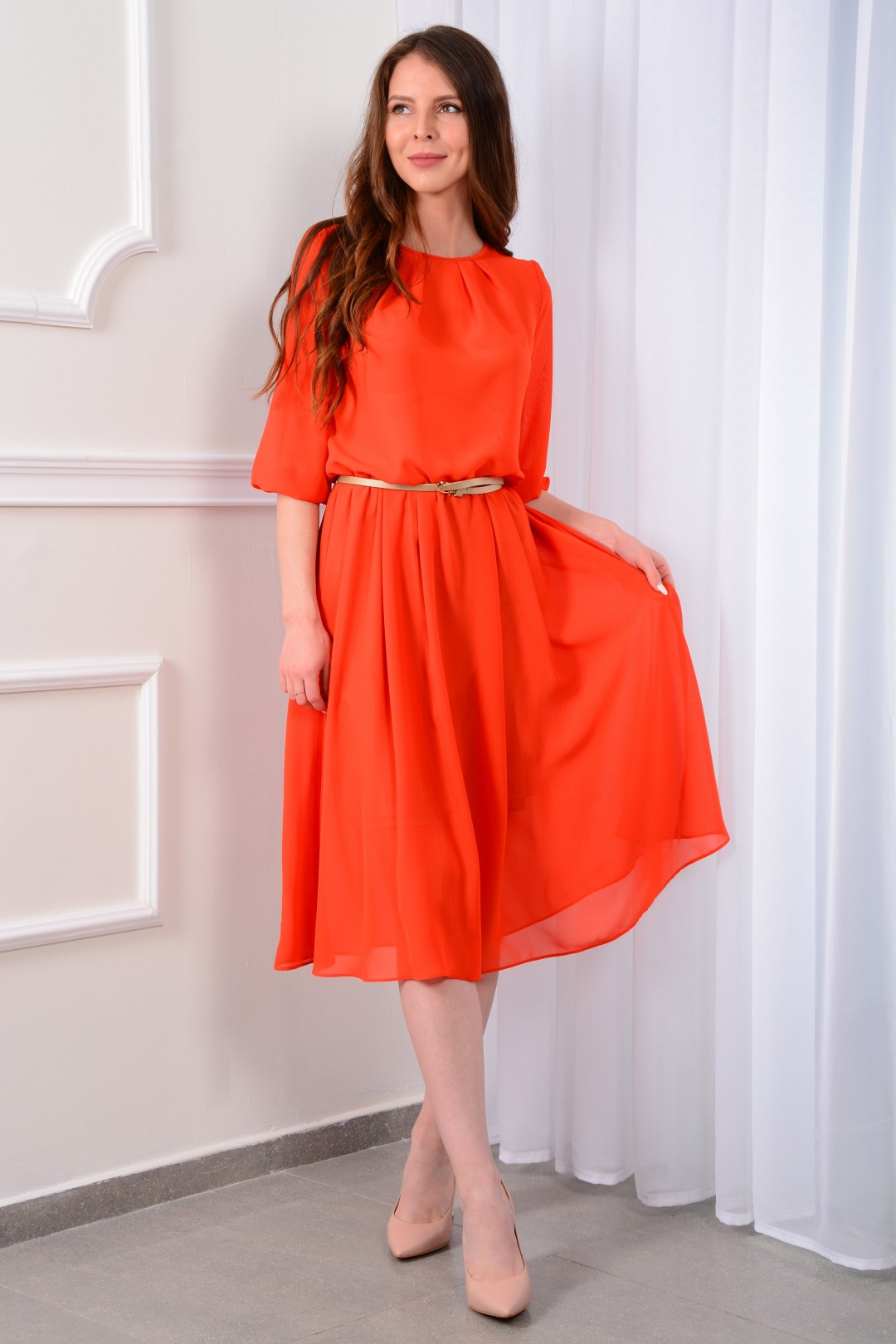 Платье Лаборатория Моды NIKA 201 красный