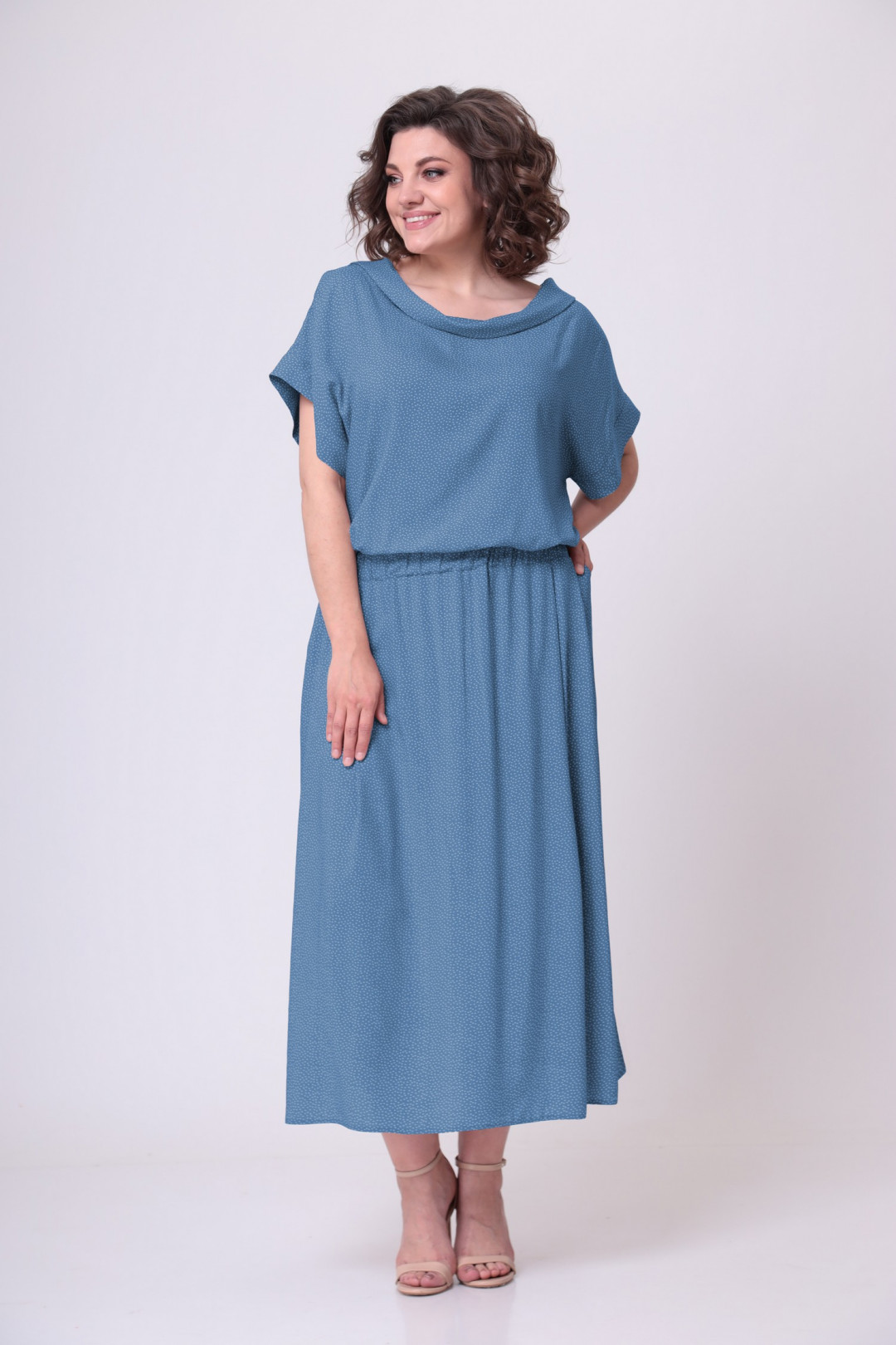 Платье ЛадисЛайн 1454 голубой