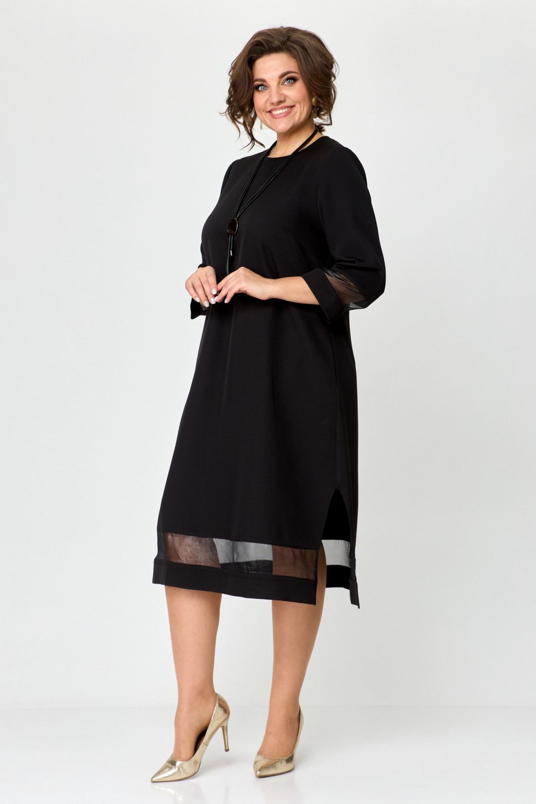 Платье ЛадисЛайн 1483 черный