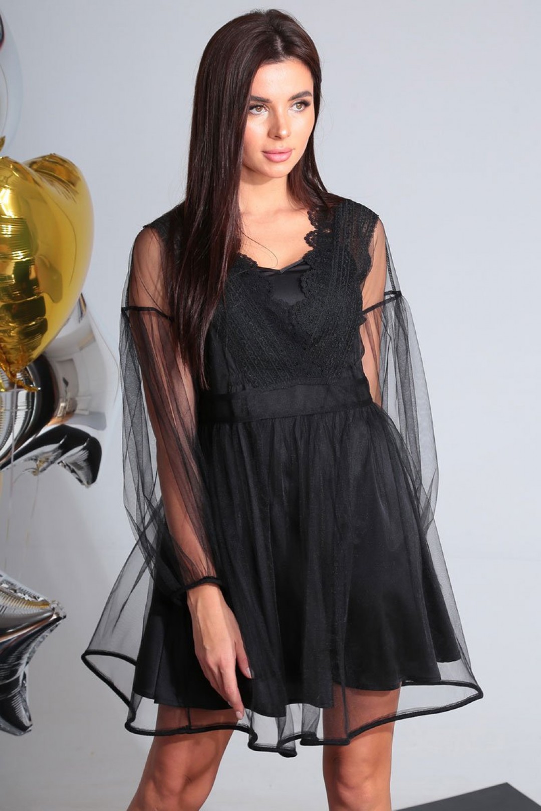 Платье ЛадисЛайн 1169 черный