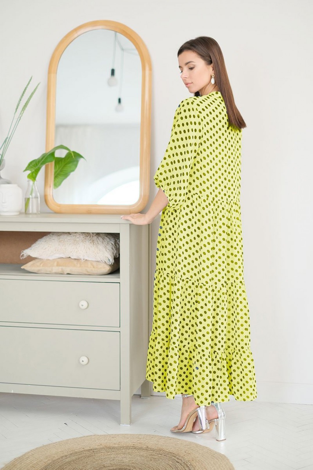 Платье ЛадисЛайн 1228 лимонный