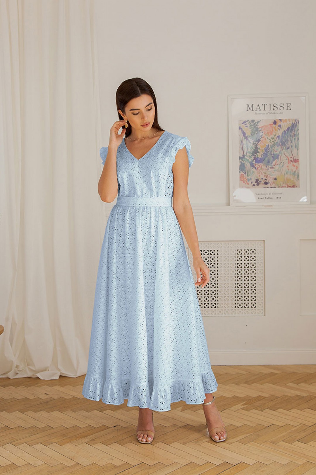 Платье ЛадисЛайн 1353 голубой