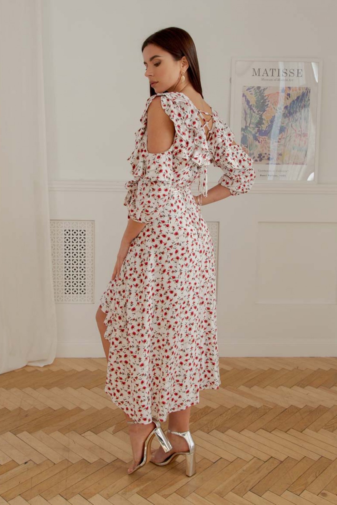 Платье ЛадисЛайн 1366 цветочный принт
