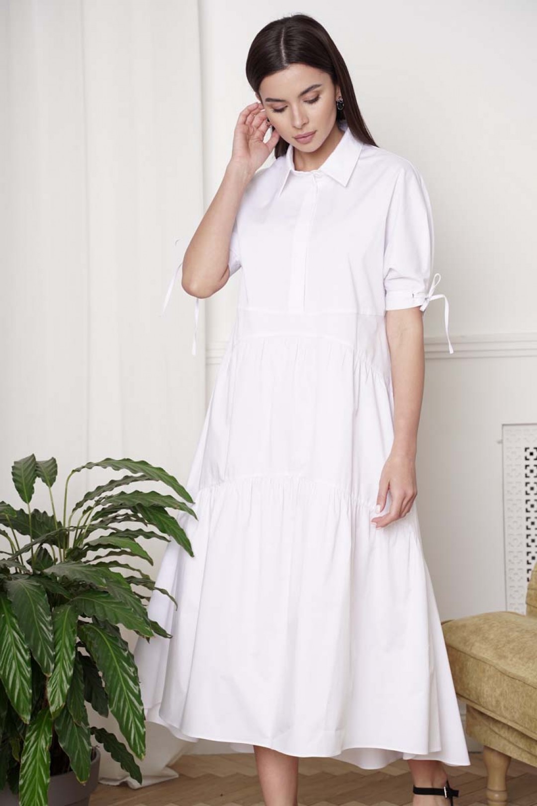 Платье ЛадисЛайн 1367 белый