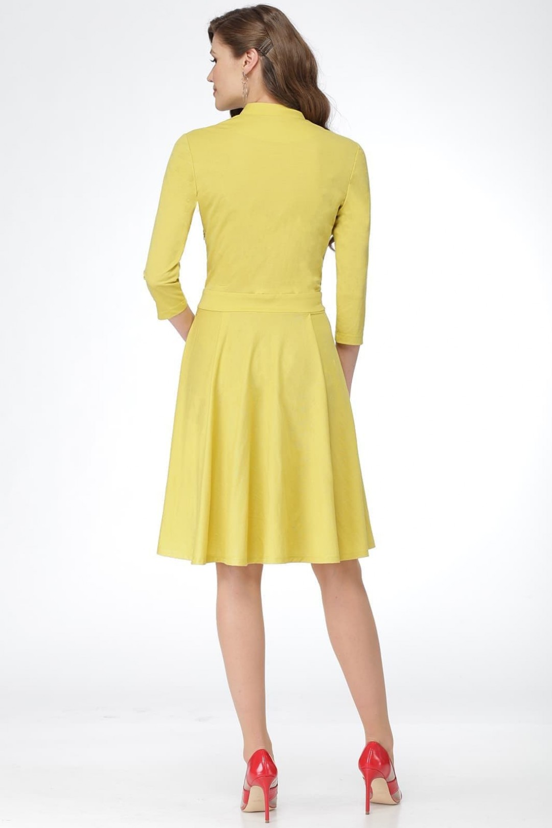 Платье ЛадисЛайн 937 жёлтый
