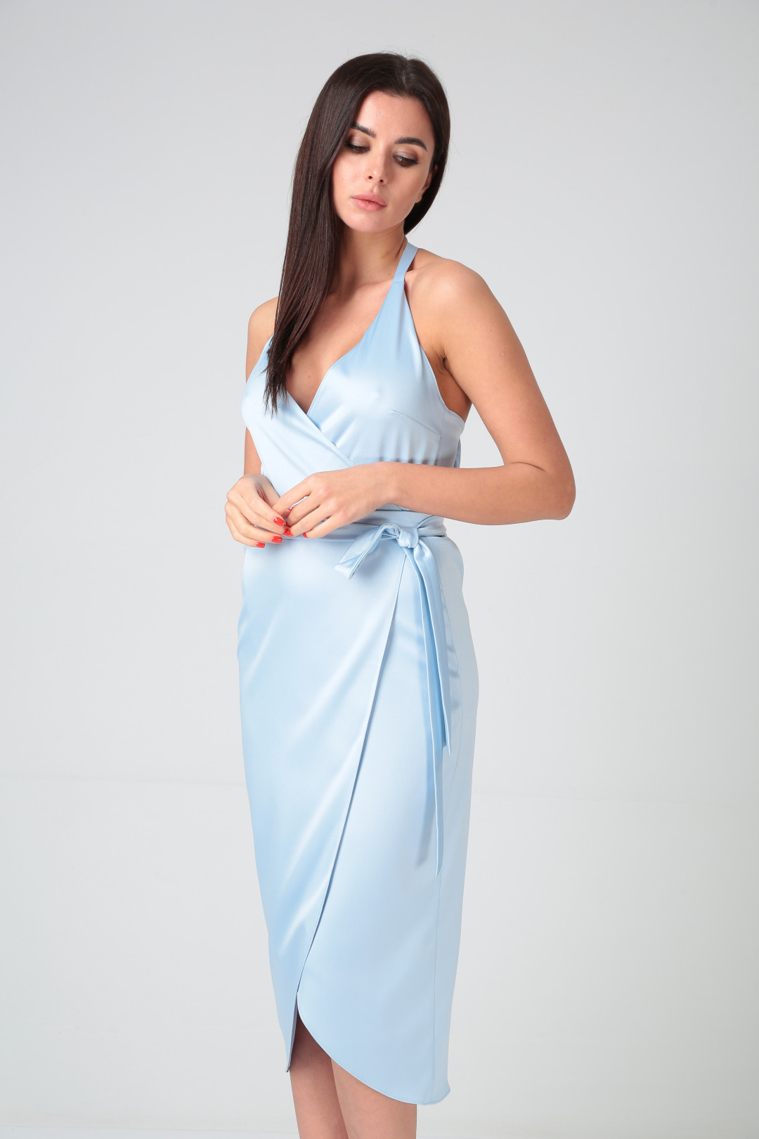 Платье LadyLine 515 голубой