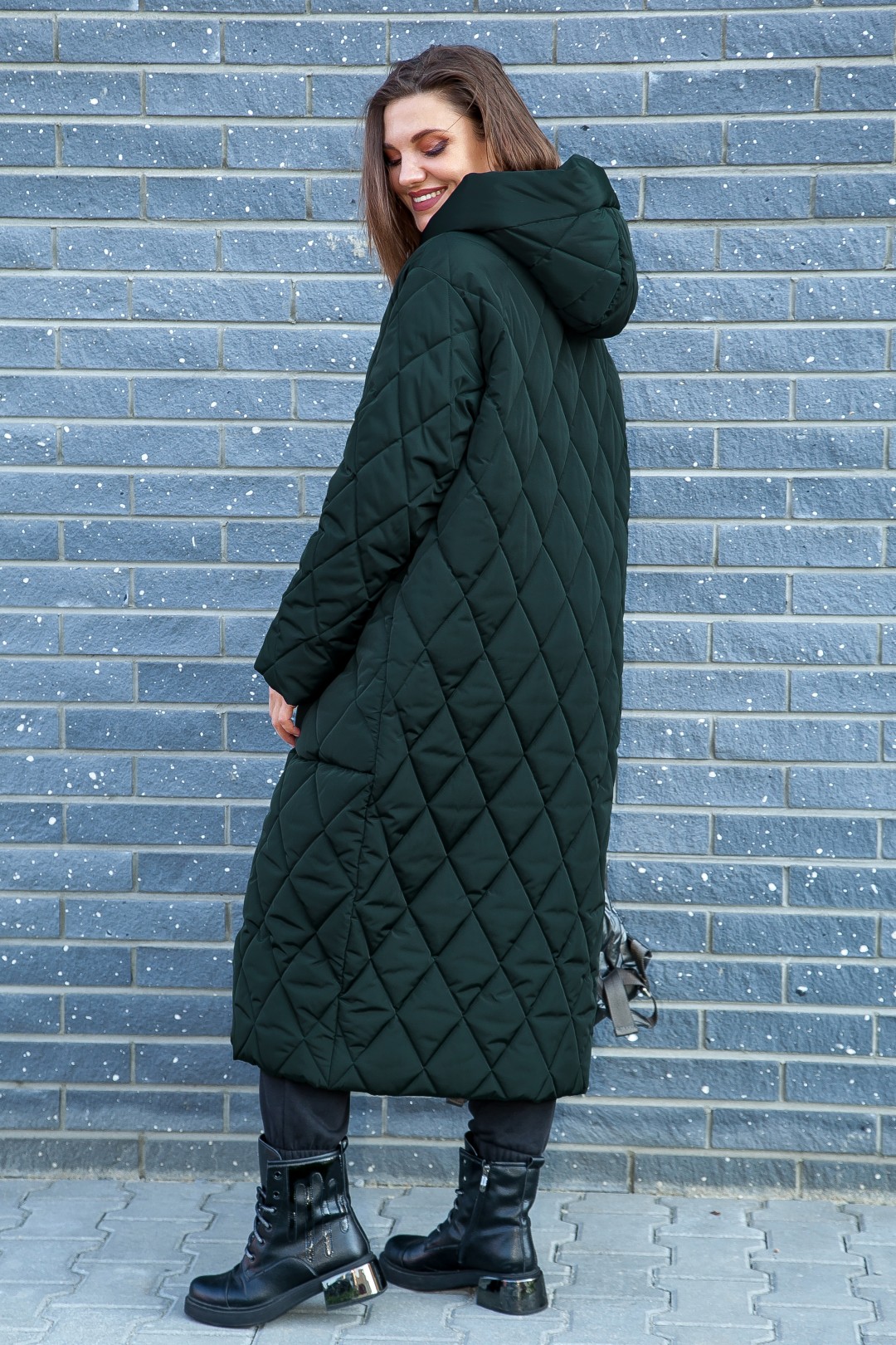 Пальто LadySecret 5006 зеленый перламутр