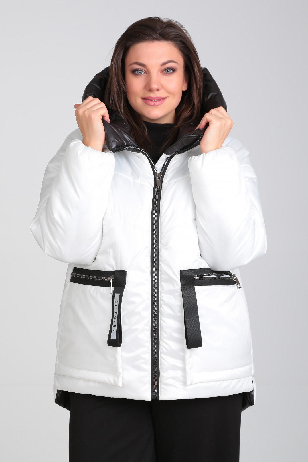 Куртка LadySecret 7289 белый+черный