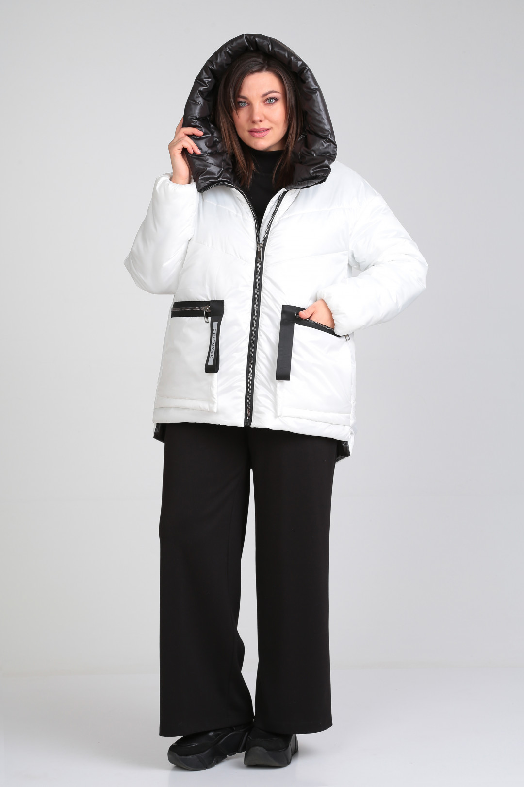 Куртка LadySecret 7289 белый+черный