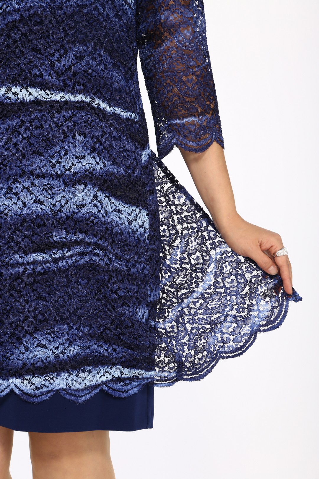 Платье LadyStyleClassic 1493/7 Синие тона