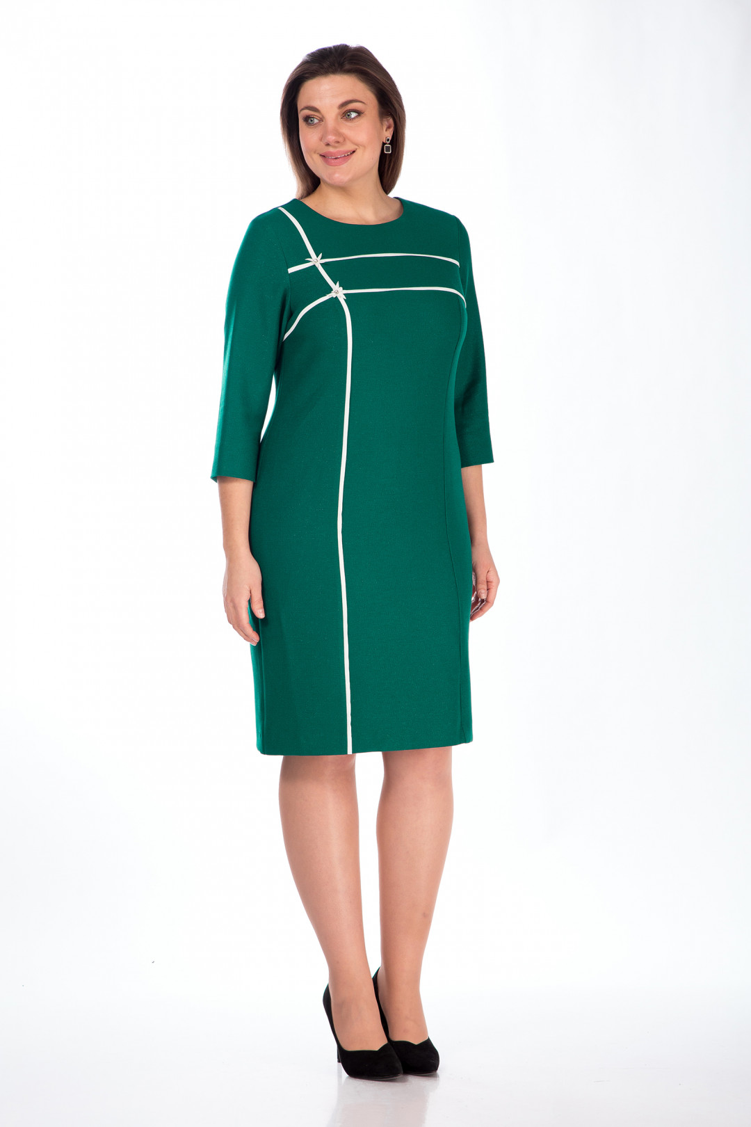 Платье LadyStyleClassic 1500 зеленый