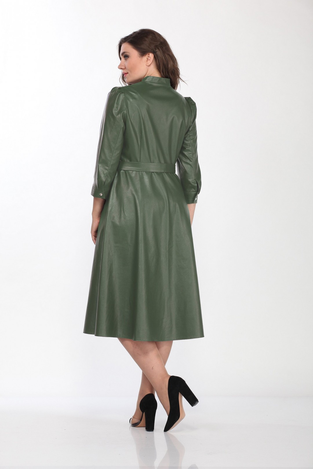 Платье LadyStyleClassic 2185-1 зеленые тона