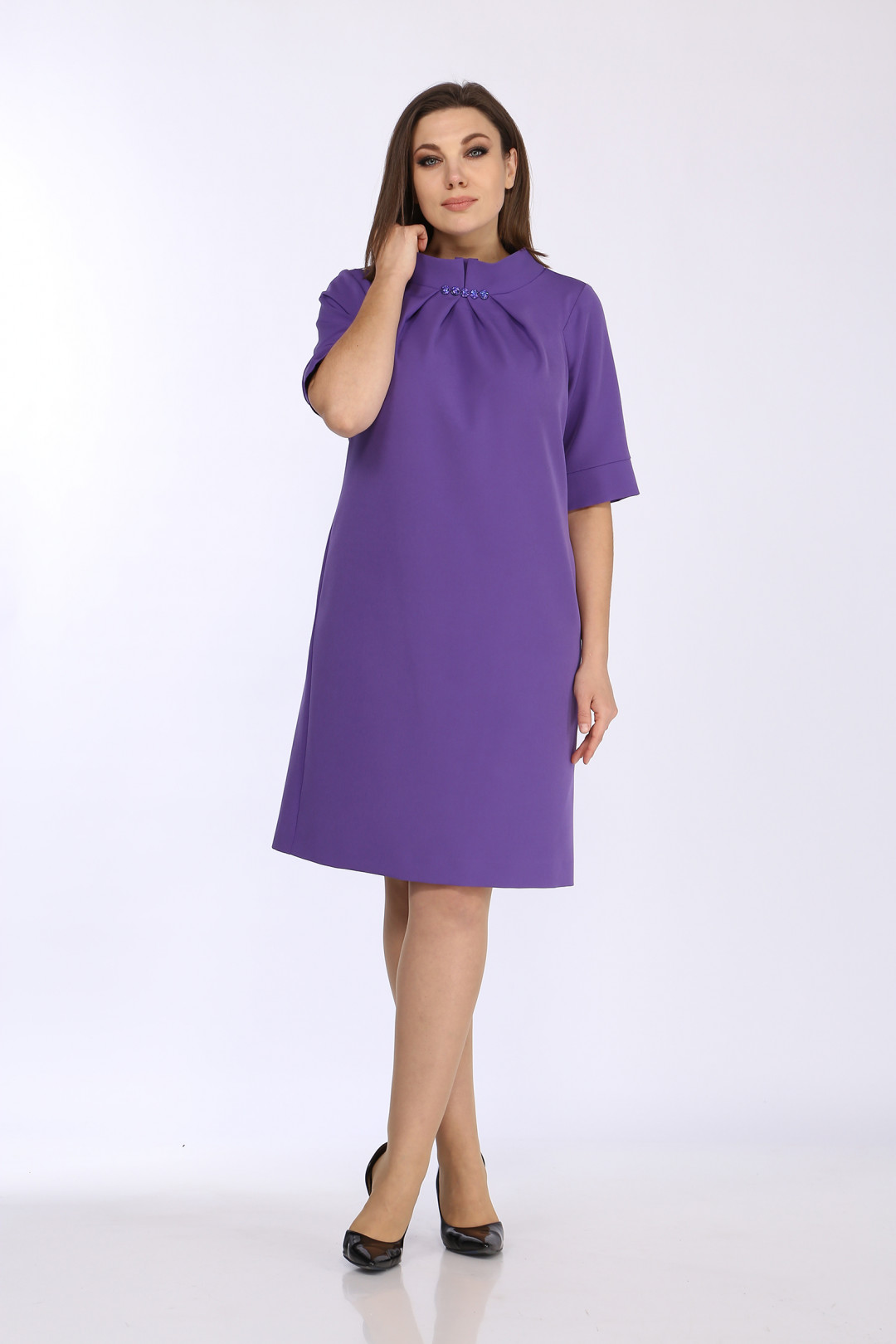 Платье LadyStyleClassic 2536 Фиолетовый