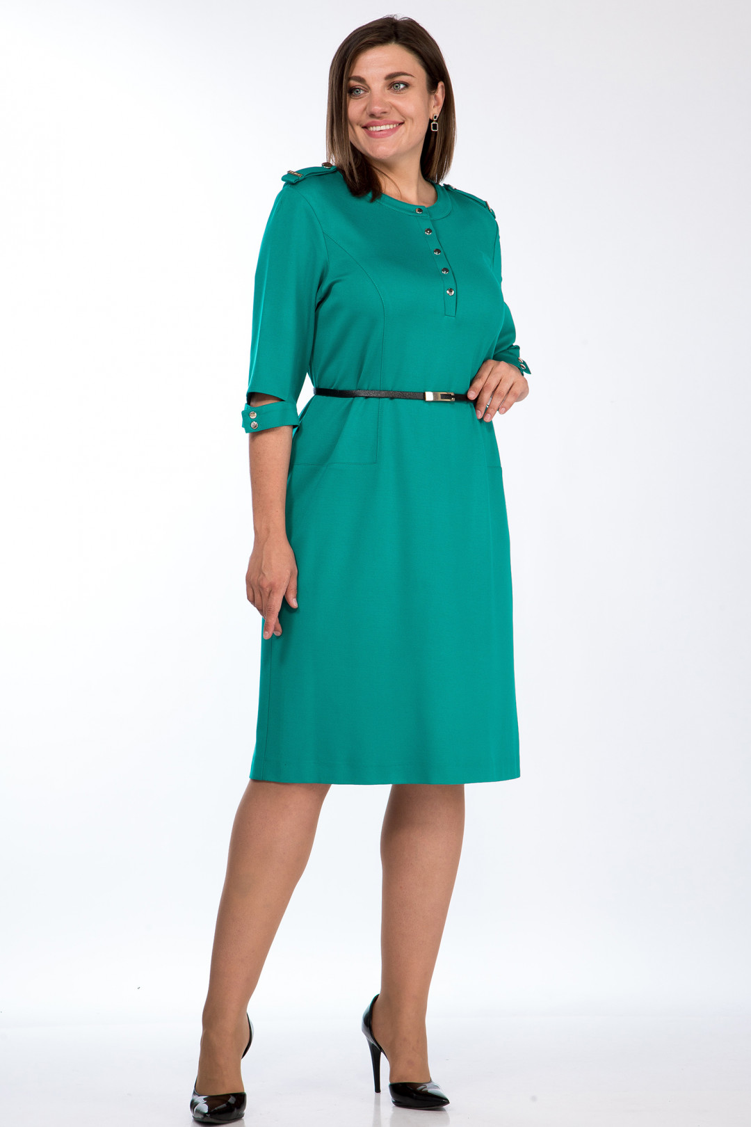 Платье LadyStyleClassic 425/1 голубо-зеленый