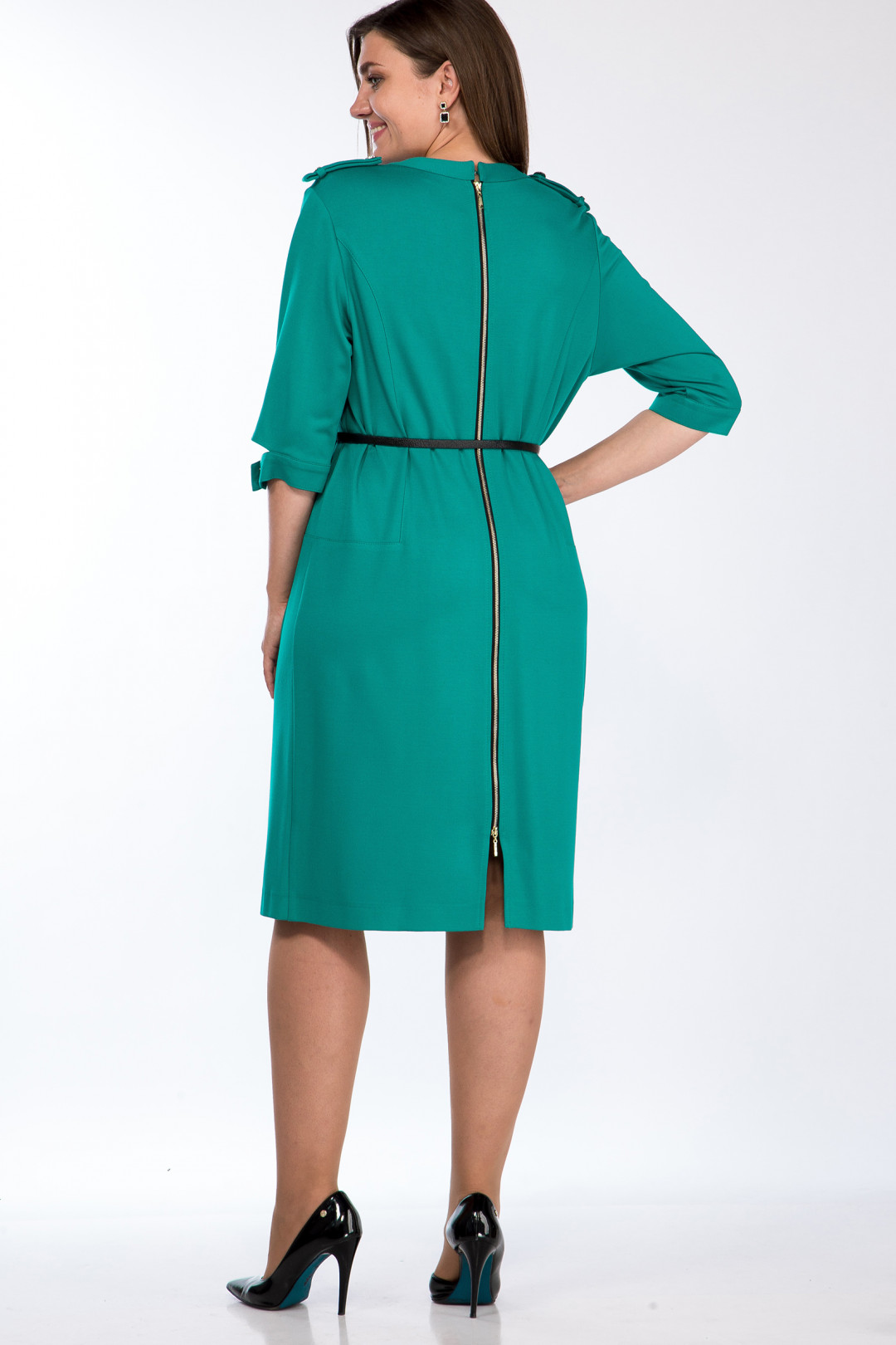 Платье LadyStyleClassic 425/1 голубо-зеленый