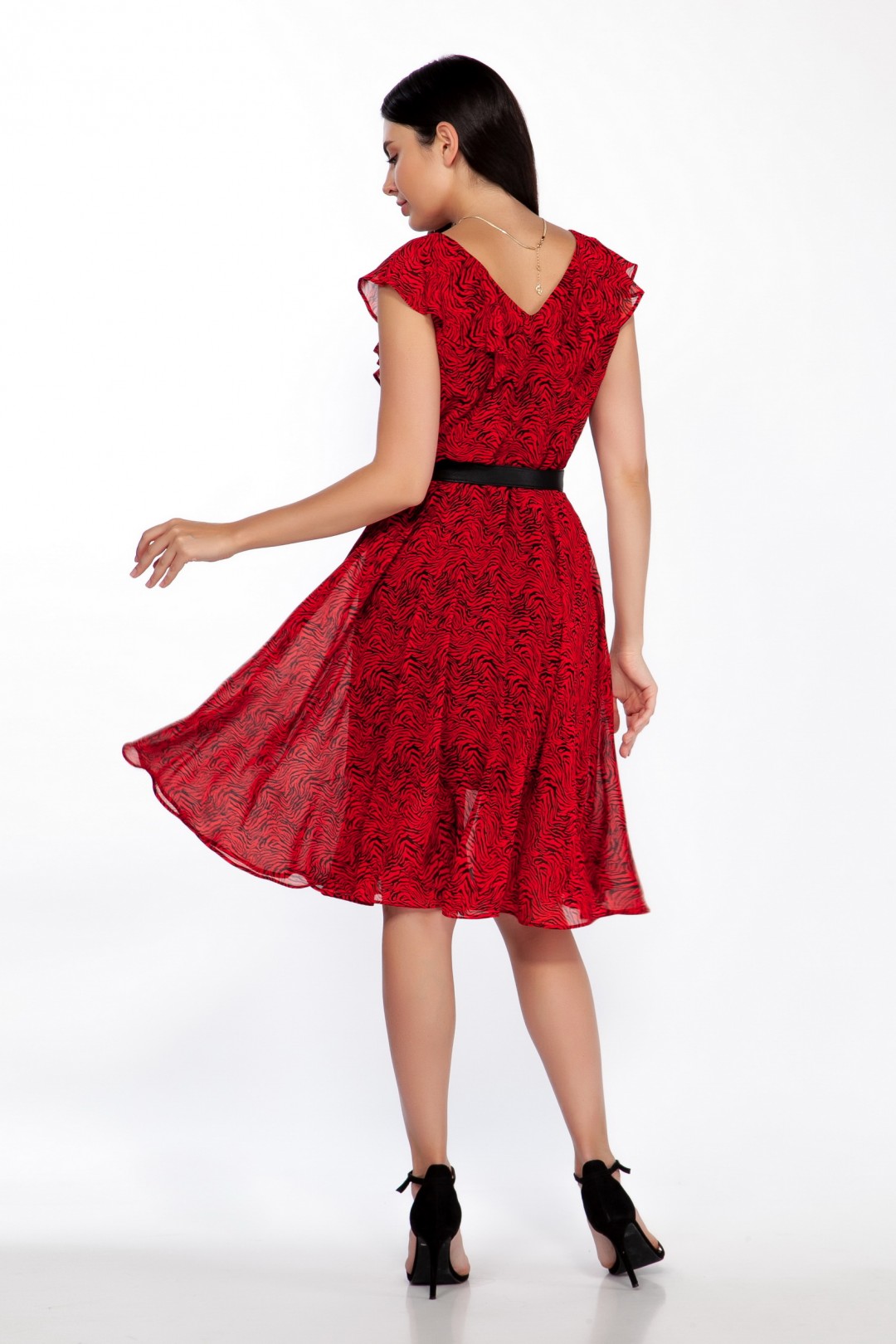 Платье LaKona 1279-2 красный тигр