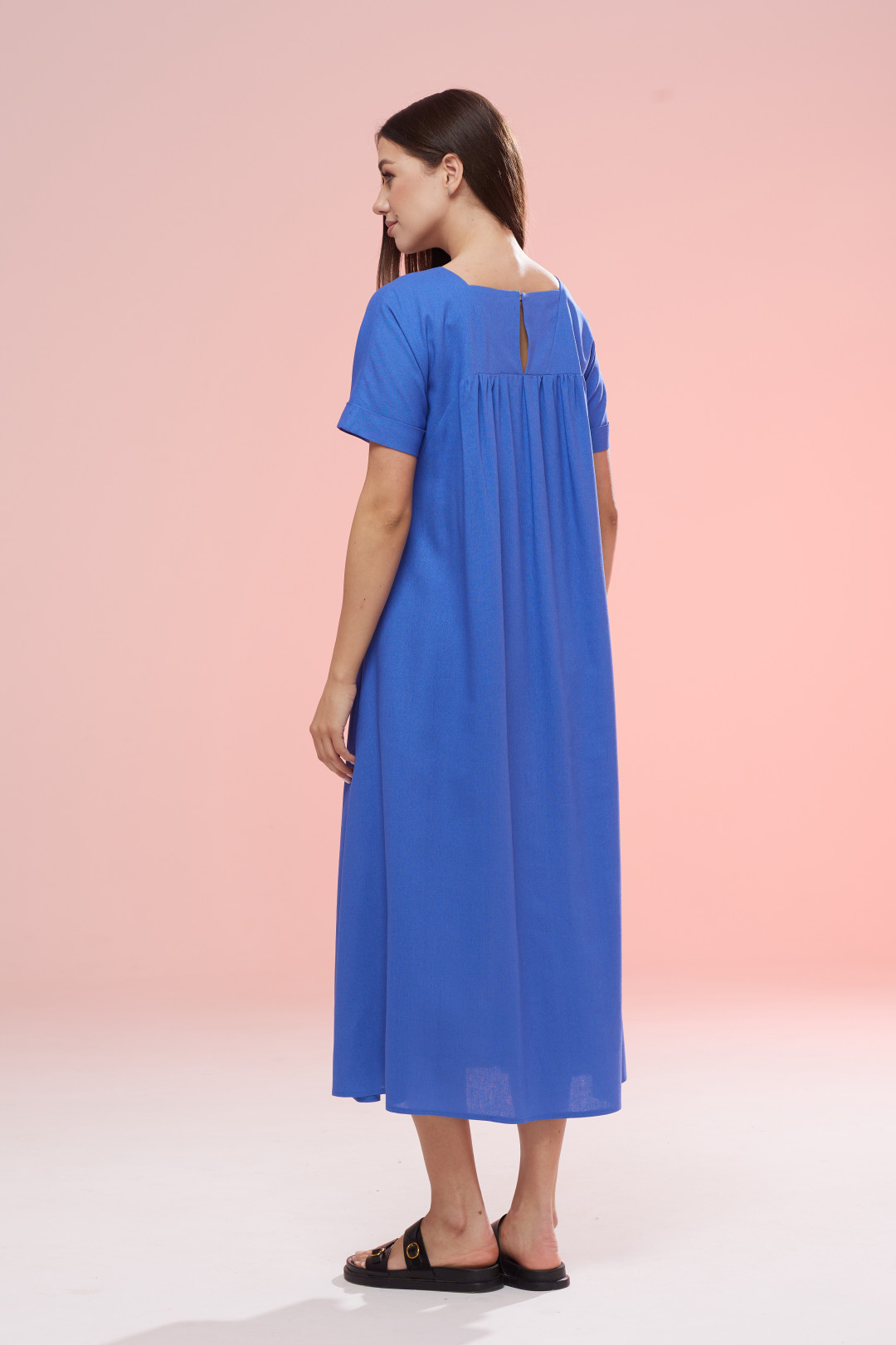 Платье Lars Style 771/1 синий тон