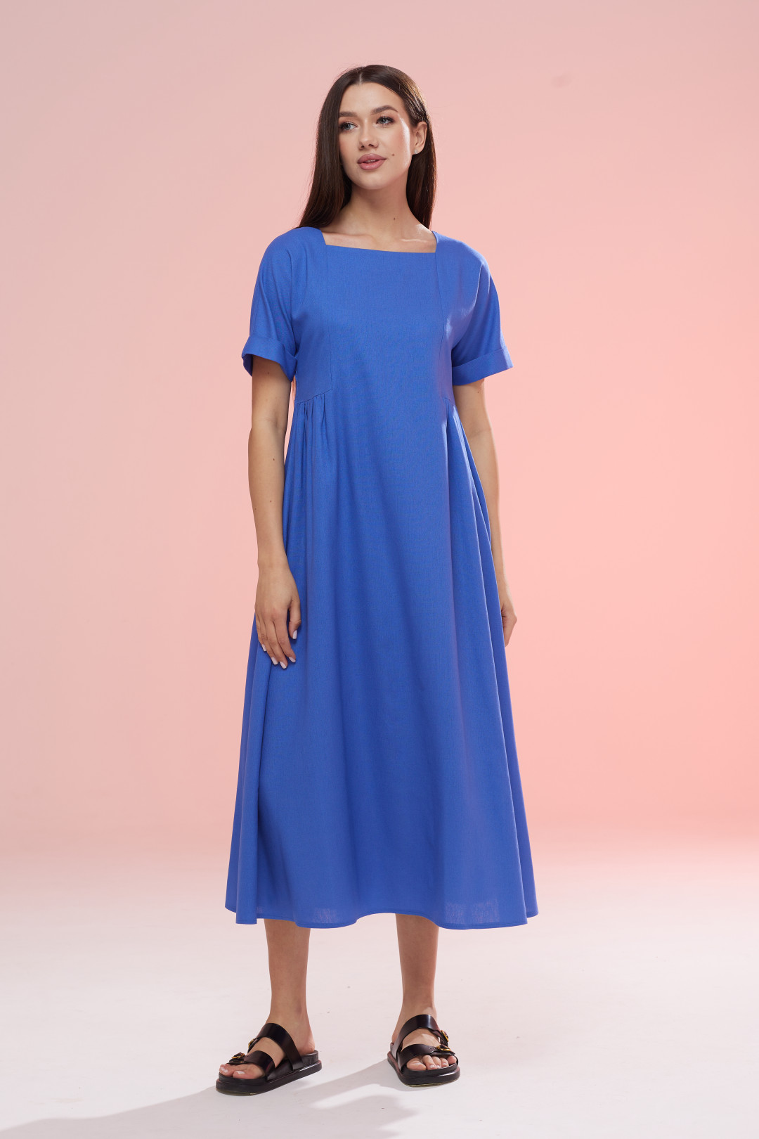 Платье Lars Style 771/1 синий тон