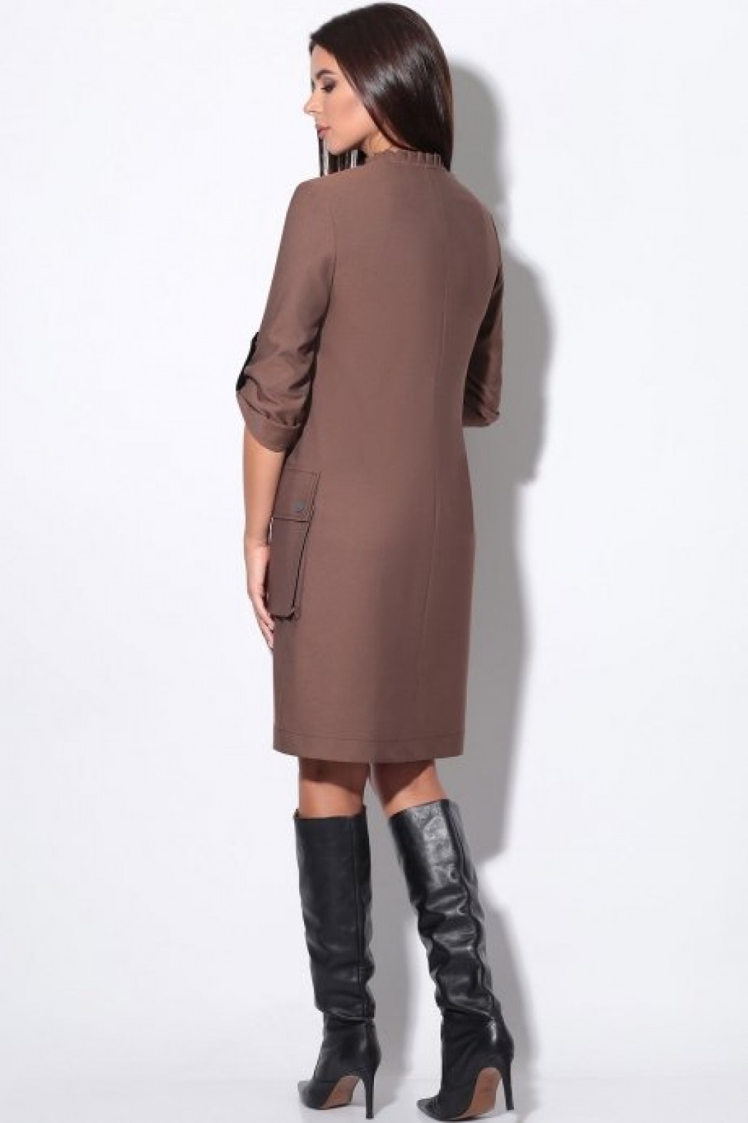 Платье LeNata 11164 коричневый
