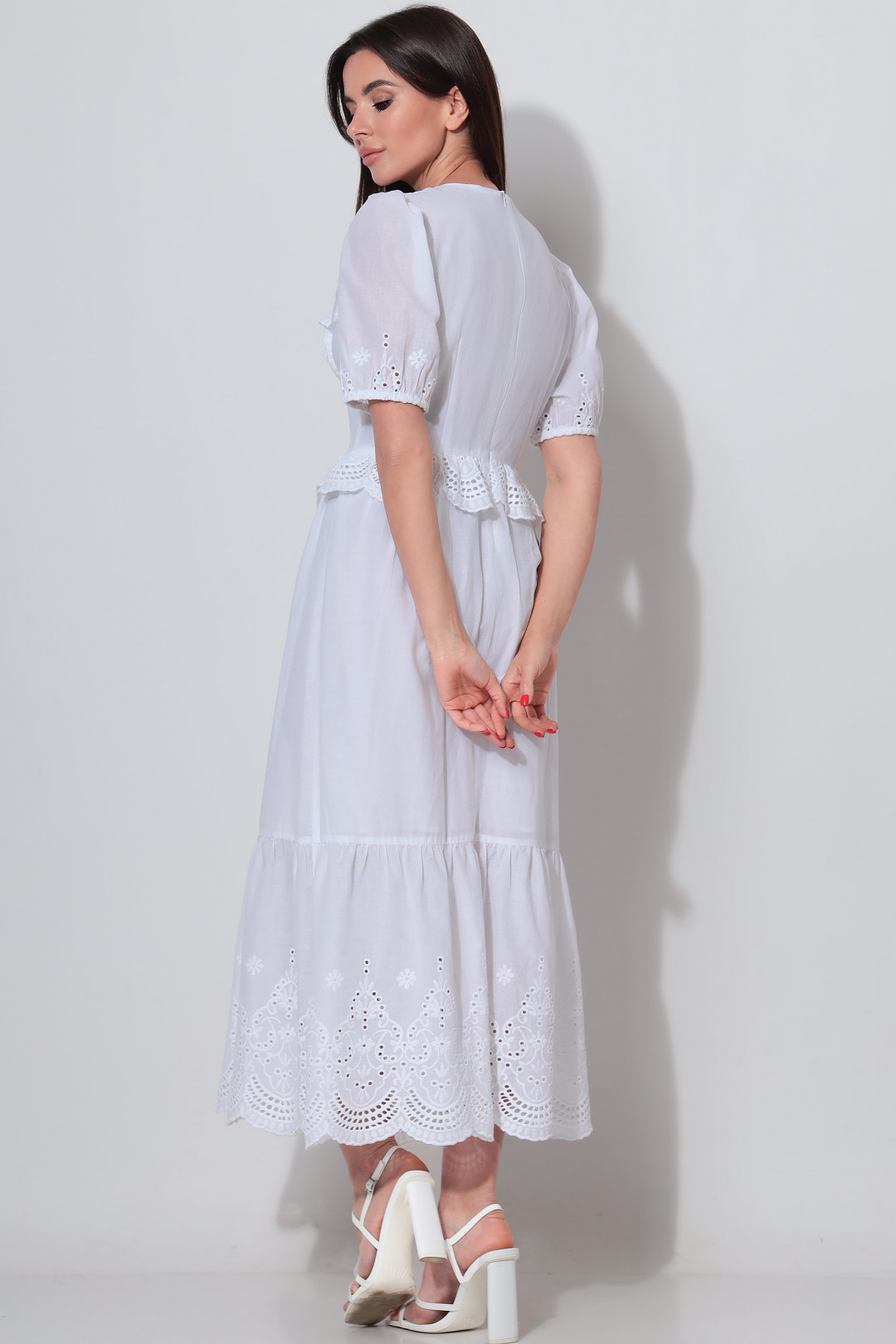 Платье LeNata 12283 белый