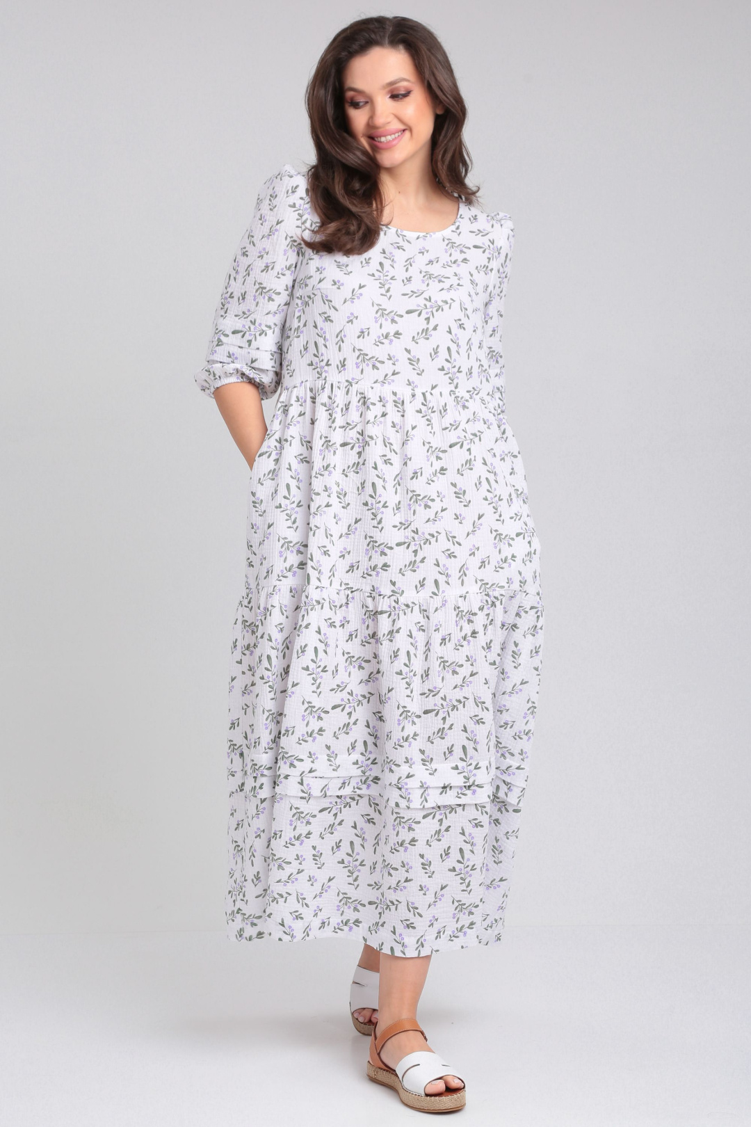 Платье LeNata 13273 дизайн на белом