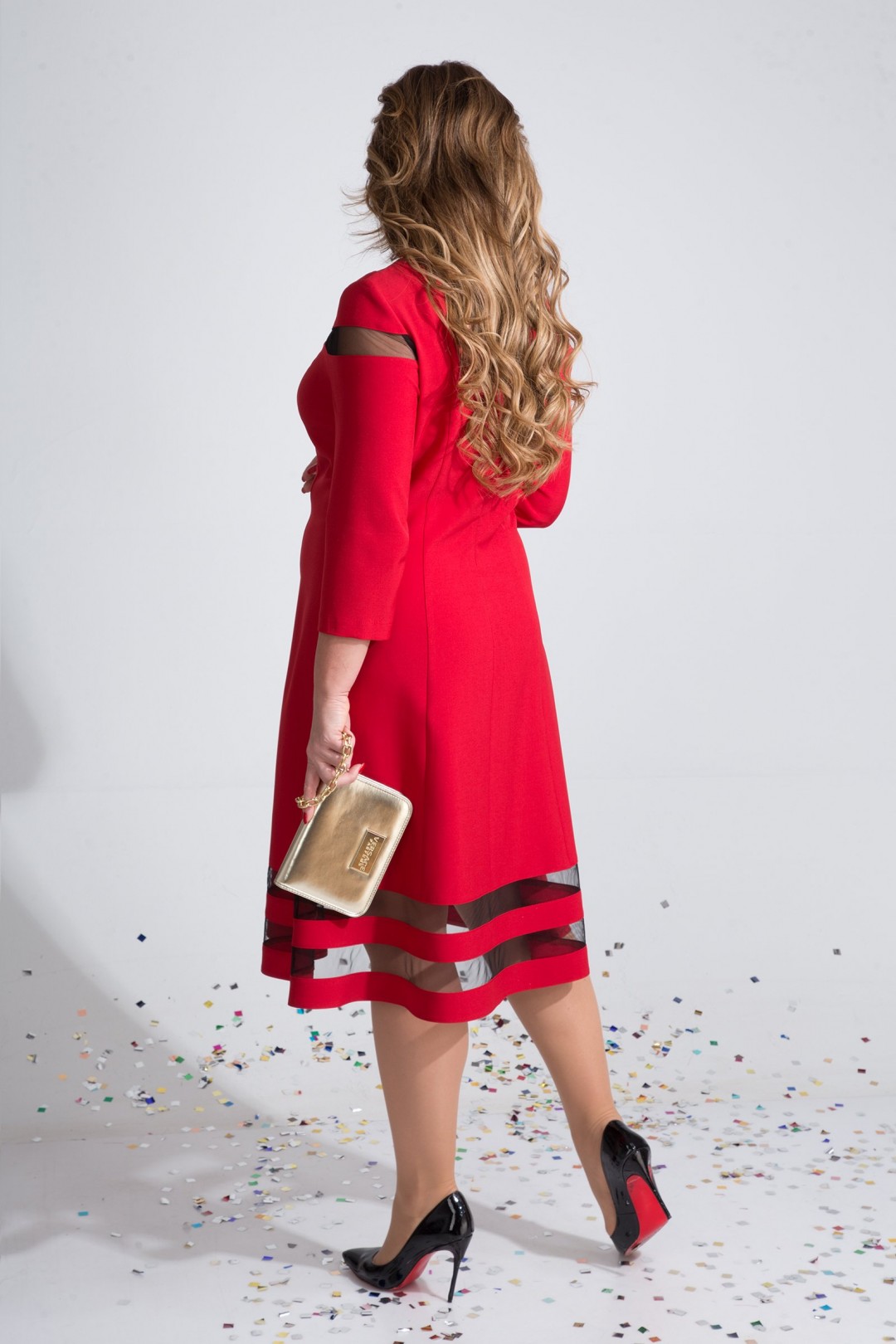 Платье Лилиана 789 красный