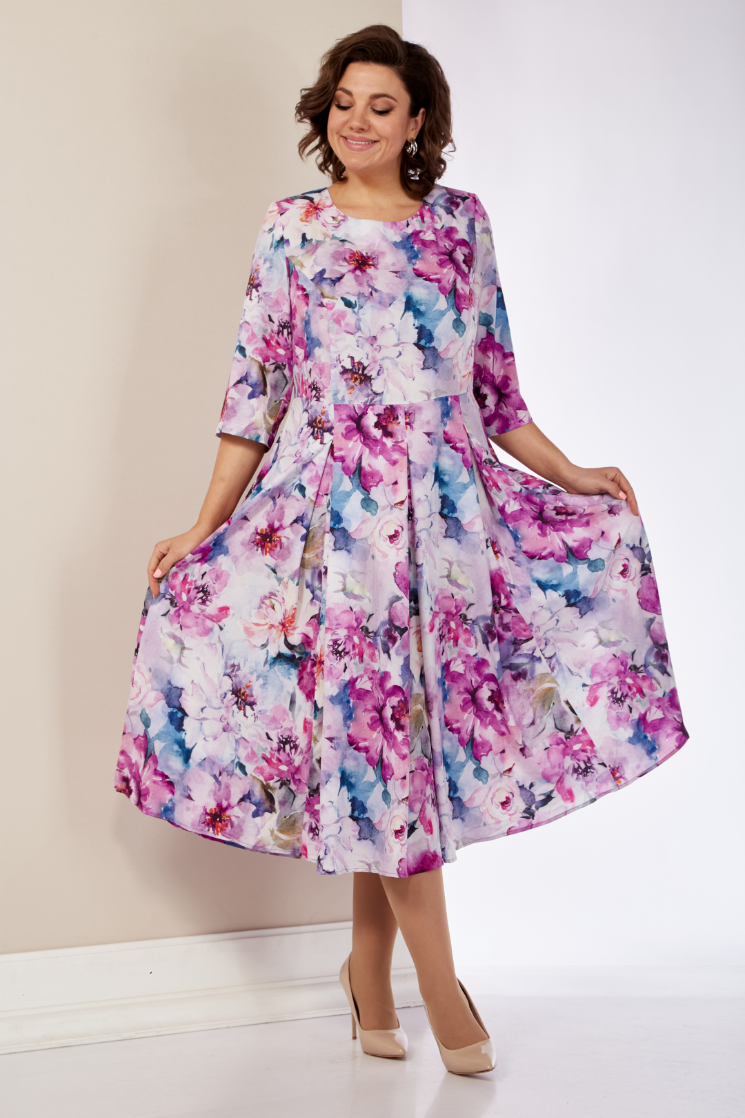 Платье Лимо Голд 101 розово-сиреневый