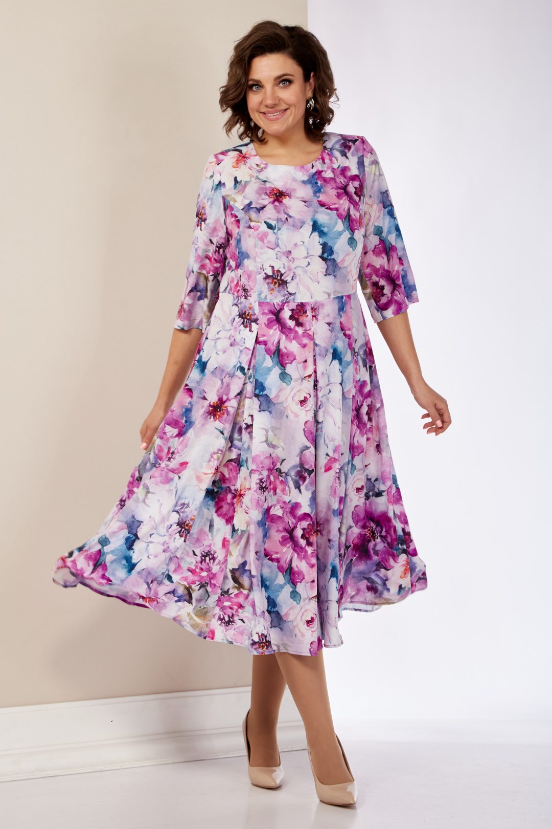 Платье Лимо Голд 101 розово-сиреневый