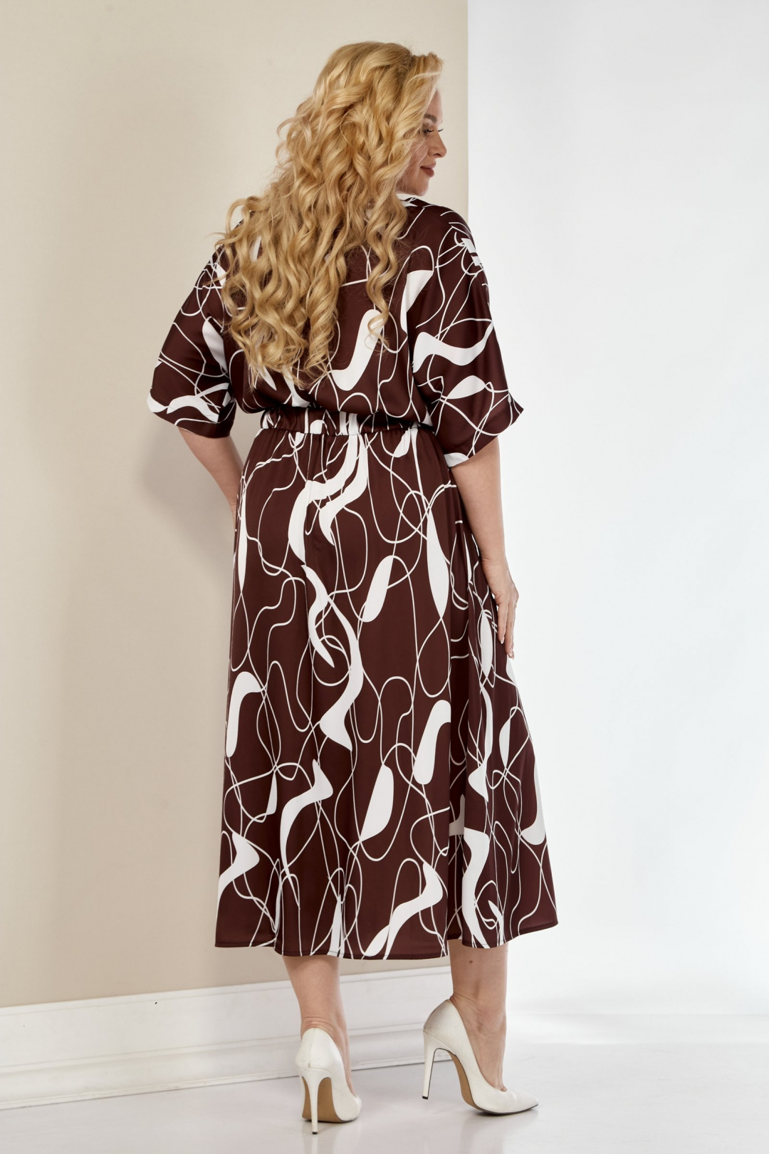 Платье Лимо Голд 103 шоколад с молоком
