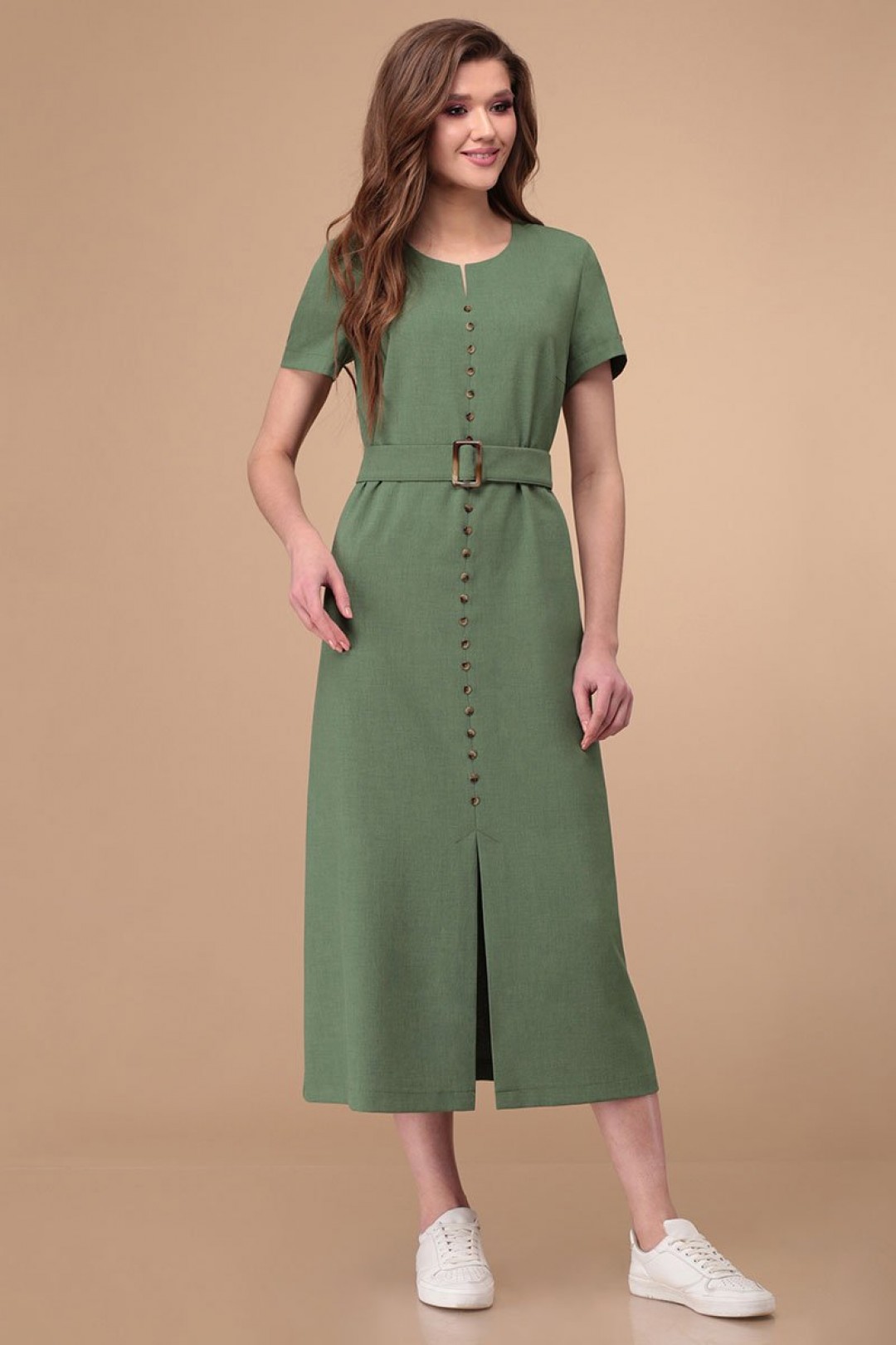 Платье Линия Л  1797 зеленый