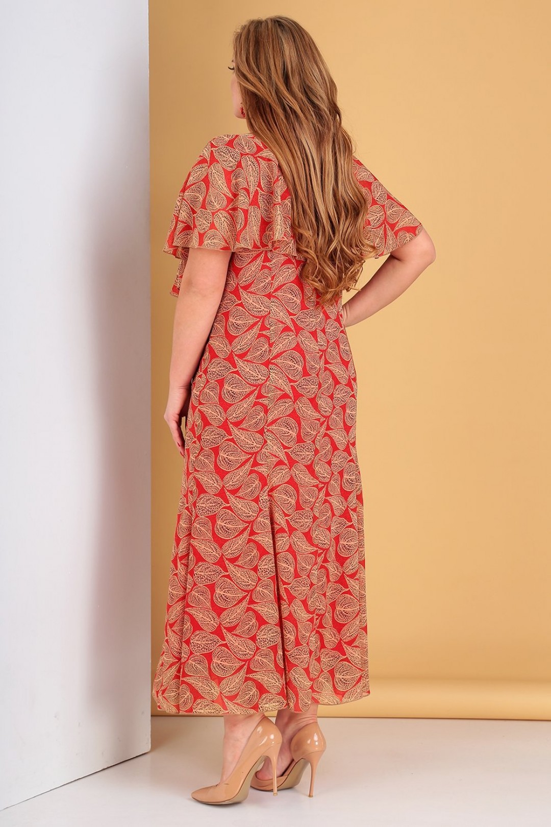 Платье  Лиона-Стиль 485 красный