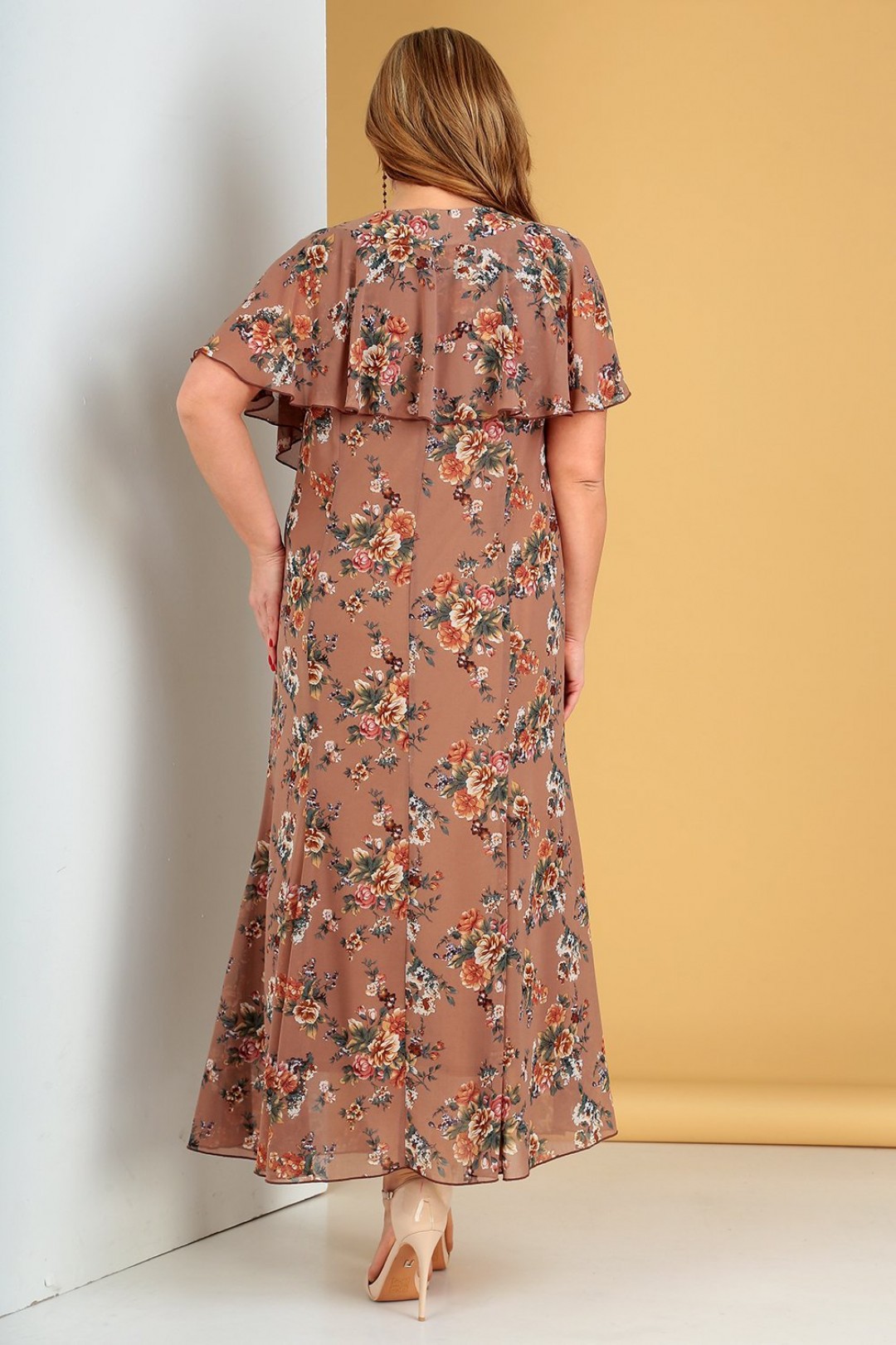 Платье  Лиона-Стиль  485 мокко