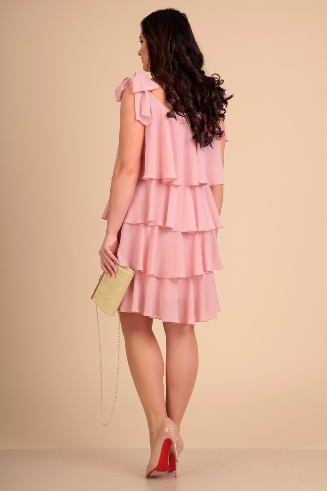 Платье Лиона-Стиль 616 нежно-розовый