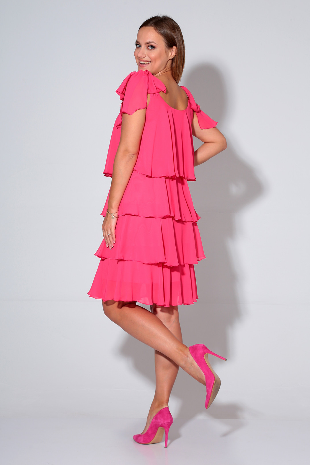 Платье Лиона-Стиль 616 розовый