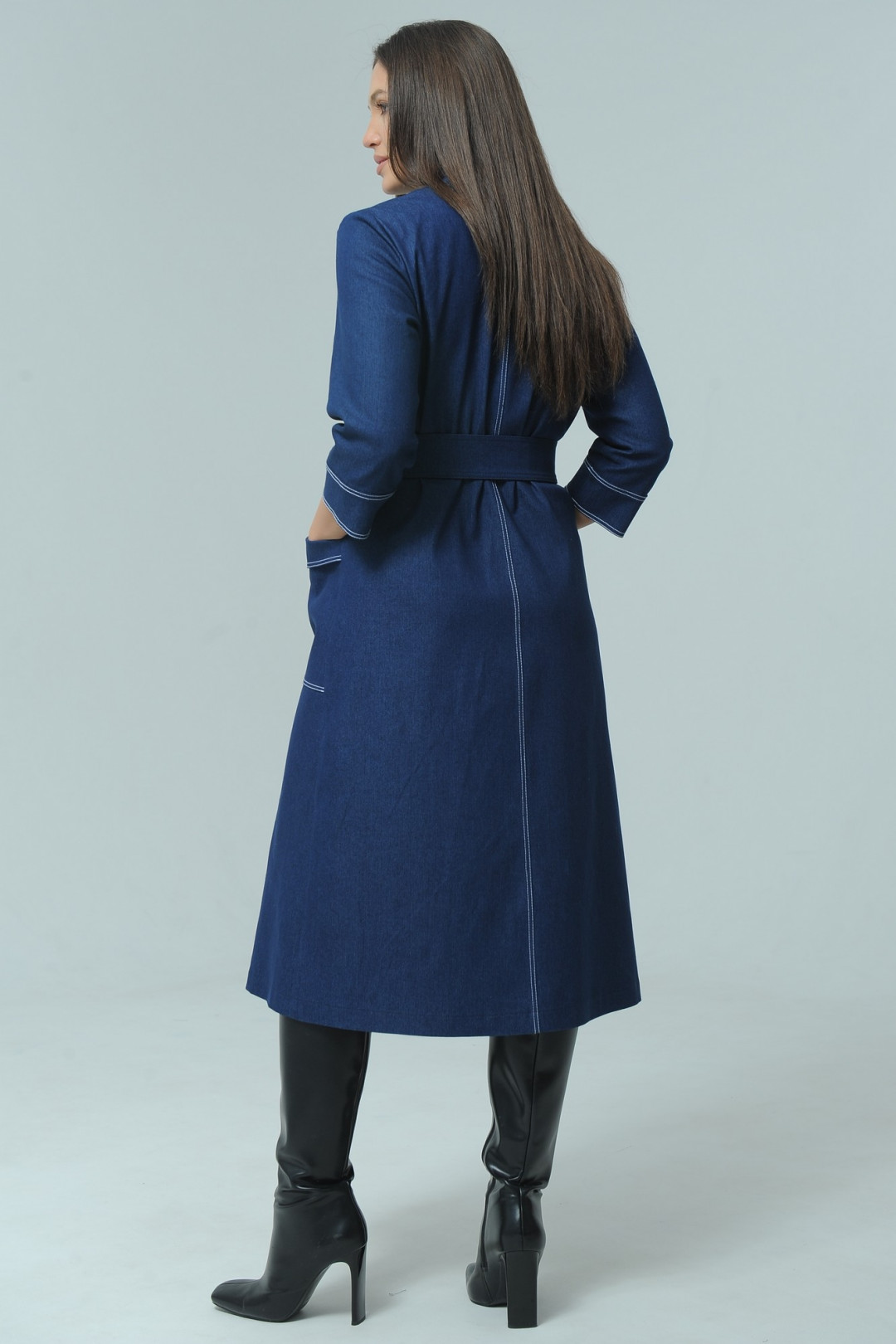 Платье MA CHERIE 4044 темно синий