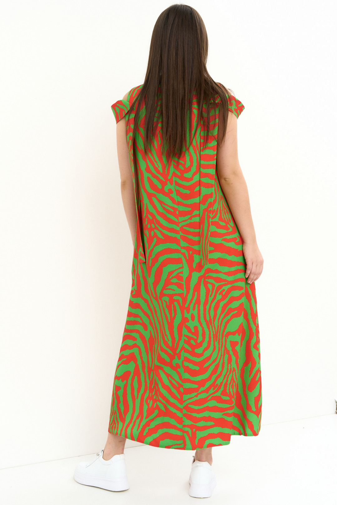 Платье Магия Моды 2254 красный+ зеленый