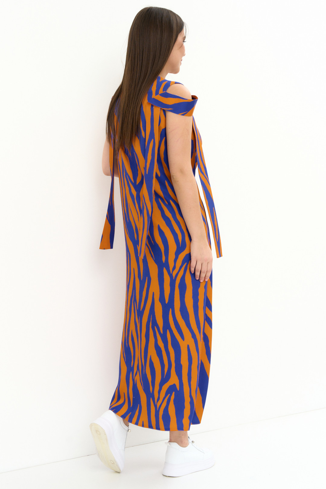 Платье Магия Моды 2254 оранж+синий