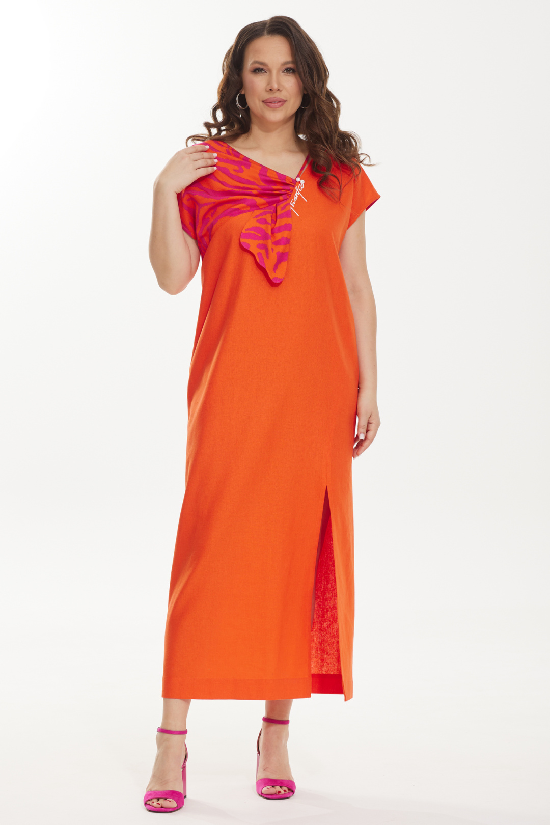 Платье Магия Моды 2443 оранжевый